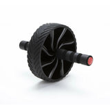 Mind Reader Abdominal Roller Wheel with Foam Grips, Ab Workout Equipment, Black