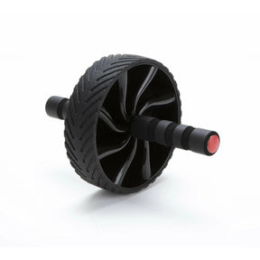 Mind Reader Abdominal Roller Wheel with Foam Grips, Ab Workout Equipment, Black