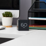 Mind Reader Productivity Timer Cube - Black (10, 30, 50, 60 minute settings).