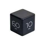 Mind Reader Productivity Timer Cube - Black (10, 30, 50, 60 Minute Settings)