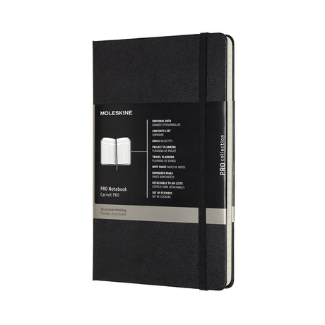 Moleskine PRO Notebook - Large (5" x 8.25").