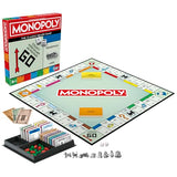 Monopoly Board Game - Classic with Storage Tray & Larger Tokens