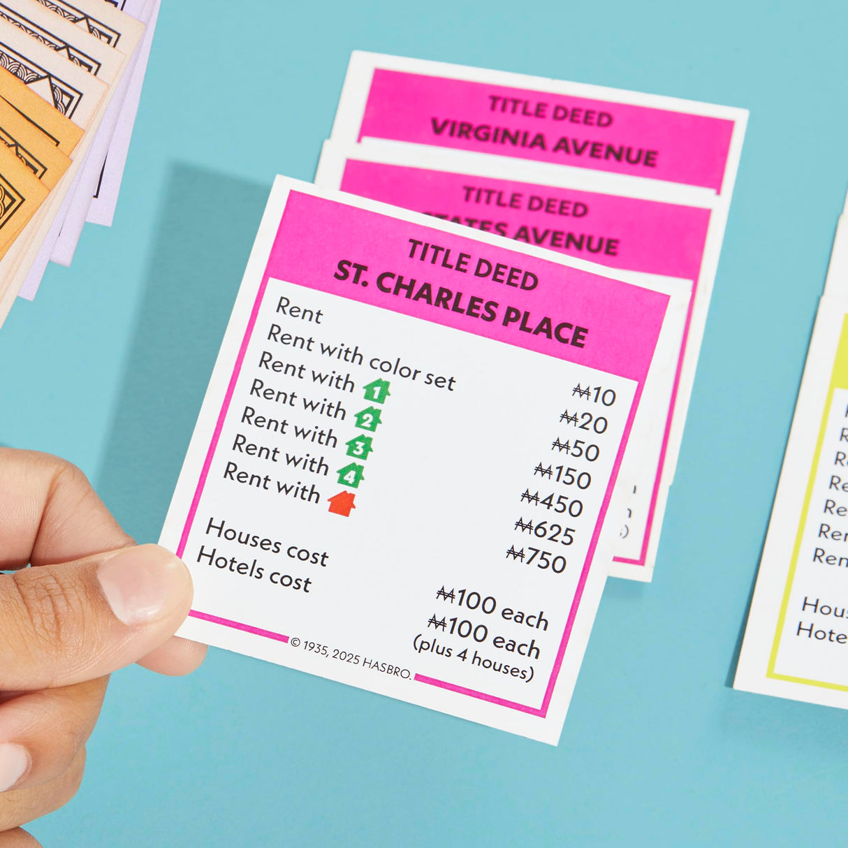 Monopoly Board Game - Classic with Storage Tray & Larger Tokens