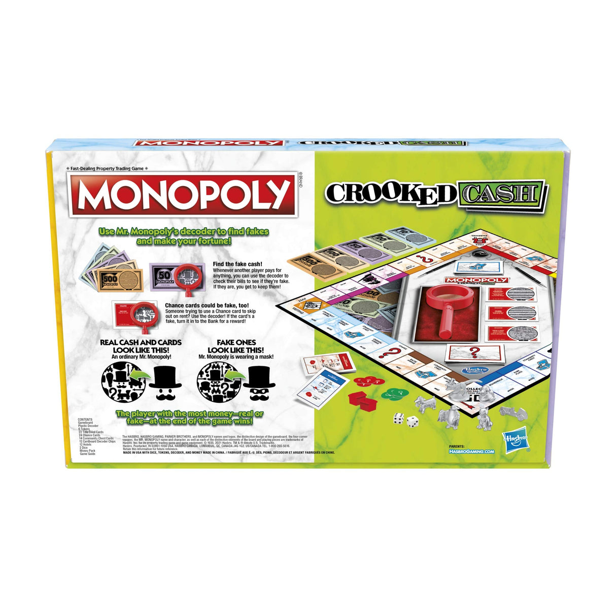 Monopoly Crooked Cash Board Game Monopoly