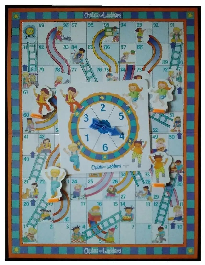 My First Games Chutes and Ladders Game - 1999 Edition