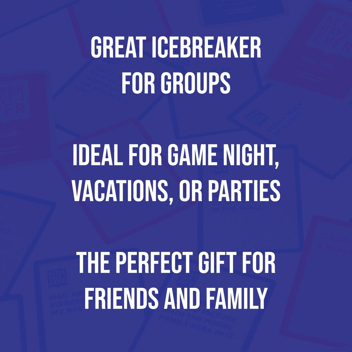 Never Have I Ever - The Classic Edition Adult Party Game Never Have I Ever