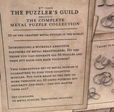 New Puzzler’s Guild Presents Metal Puzzle Collection 50 Of Greatest Brainteasers