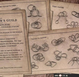 New Puzzler’s Guild Presents Metal Puzzle Collection 50 Of Greatest Brainteasers