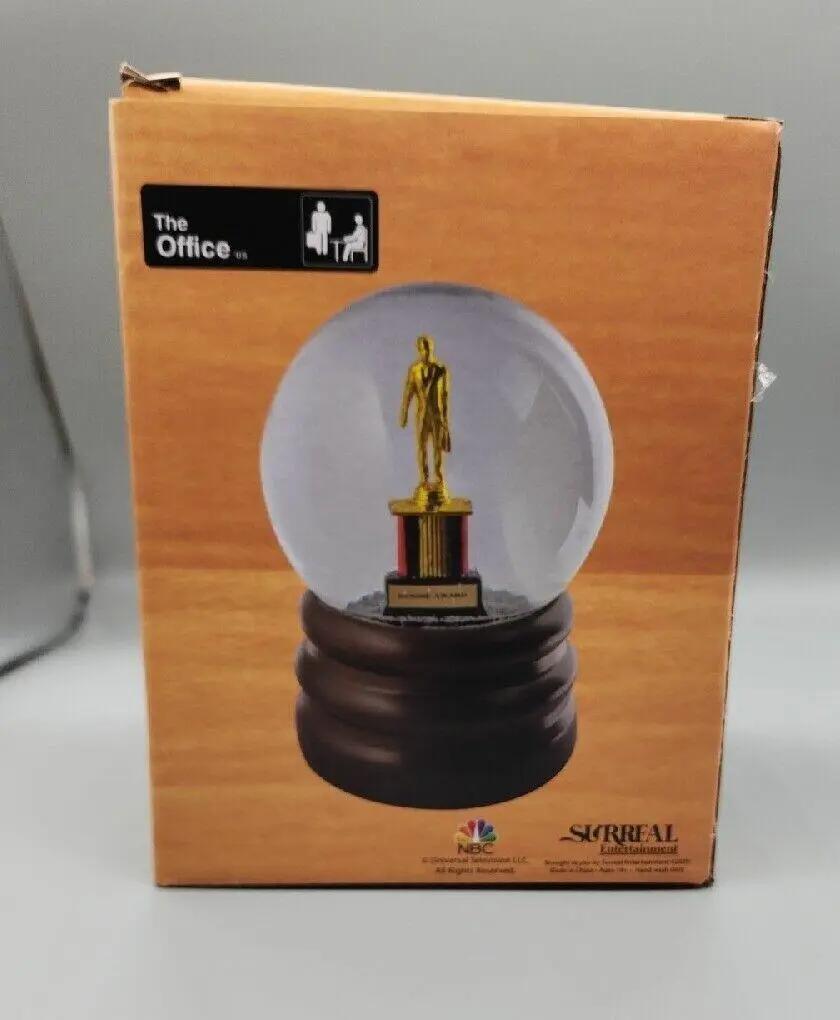 NEW The Office Dunder Mifflin Dundie Award Snow Globe Surreal 2021