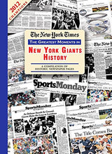 New York Times Greatest Moments In Giants History Book