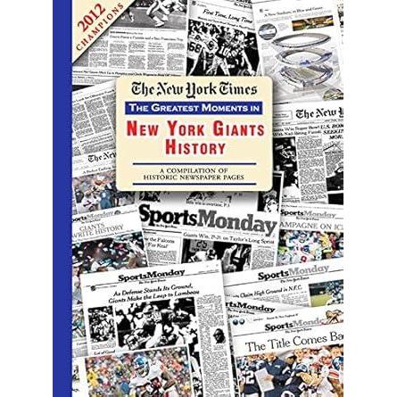 New York Times Greatest Moments In Giants History Book