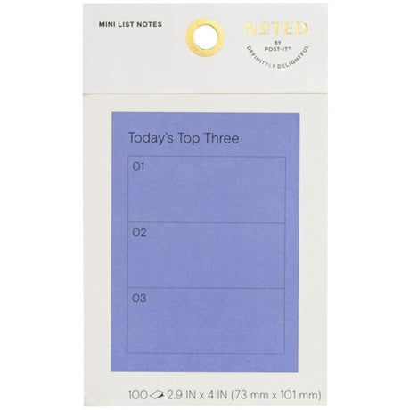 Noted By Post-it Habit Tracker Notes.