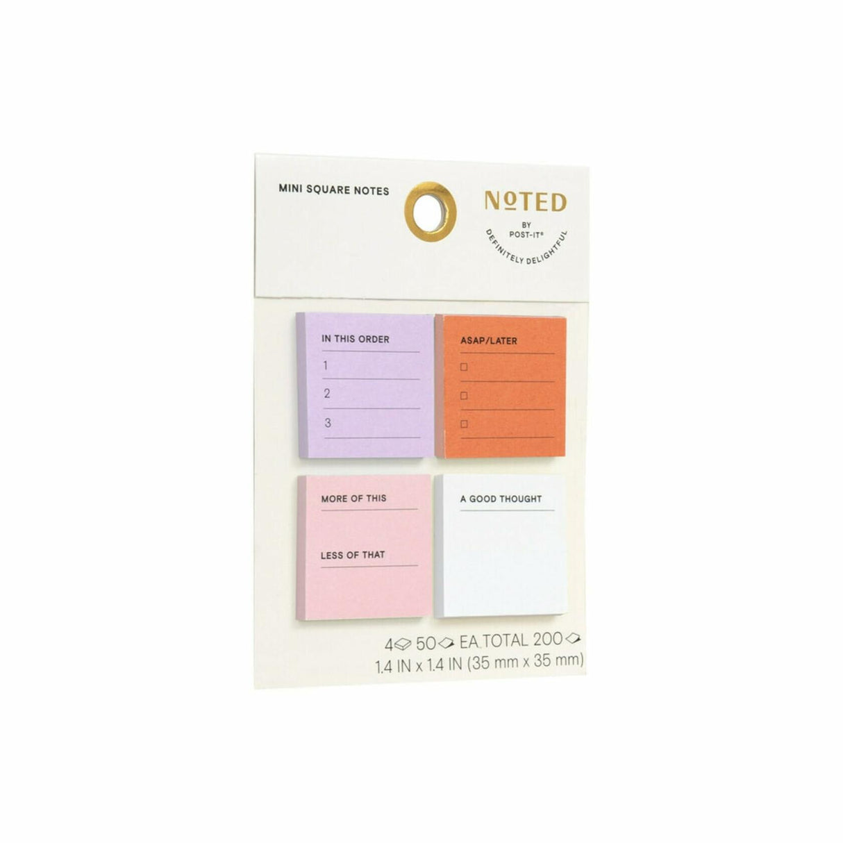 Noted By Post-it® Mini To-Do Notes.