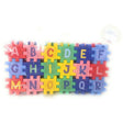 NWT 54 count puzzle connectors-Uppercase & lowercase letters