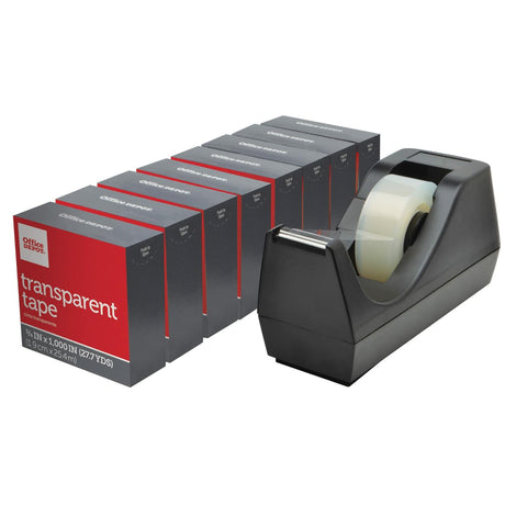 Office Depot Tape Dispenser with Refill Rolls.