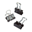 Office Depot® Brand Binder Clips, Mini, 9/16" Wide, 1/4" Capacity, Black, Pack Of 60 Office Depot
