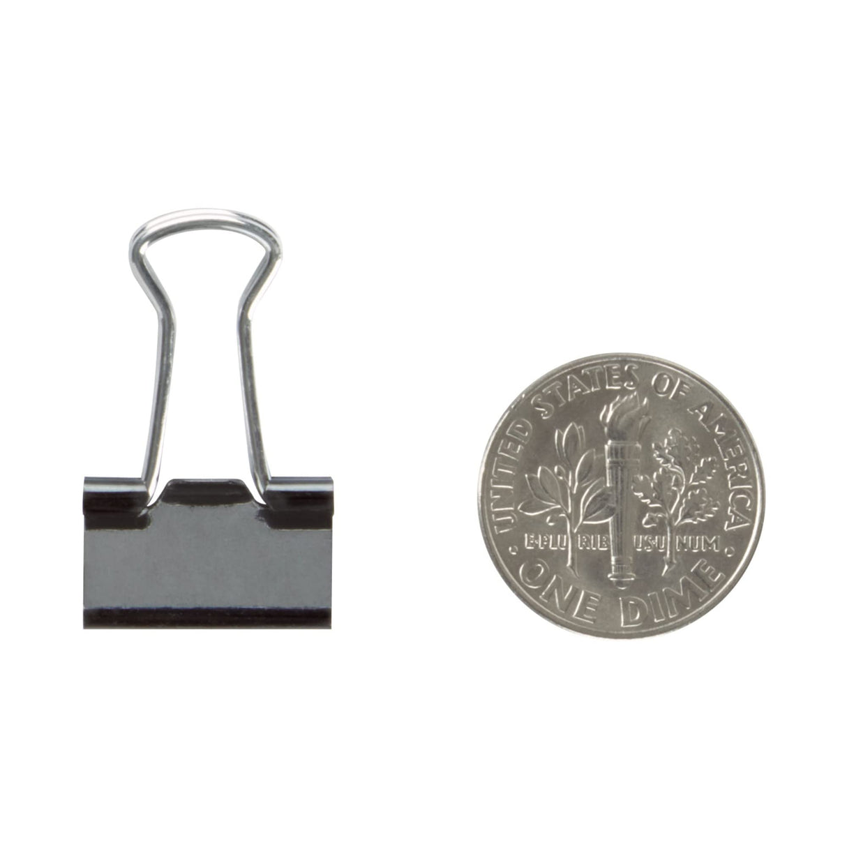 Office Depot® Brand Binder Clips, Mini, 9/16" Wide, 1/4" Capacity, Black, Pack Of 60 Office Depot