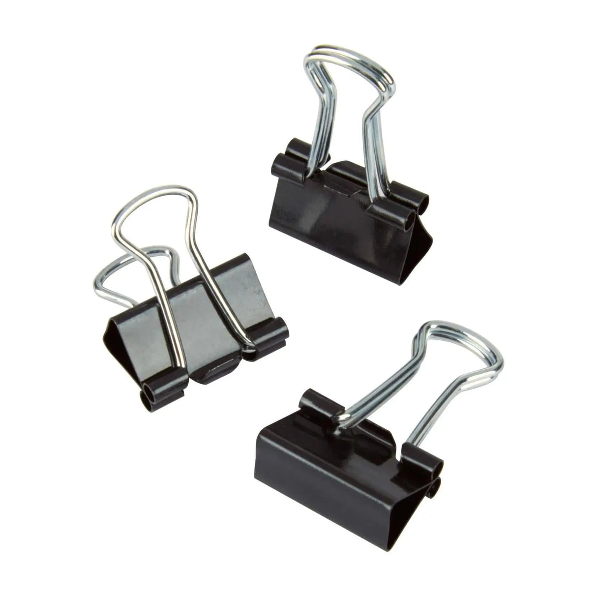 Office Depot® Brand Binder Clips, Mini, 9/16" Wide, 1/4" Capacity, Black, Pack Of 60 