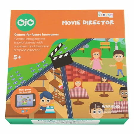 OjO Movie Director Math Board Game for Kids - STEM Learning Toy (Age 5 Years and up).