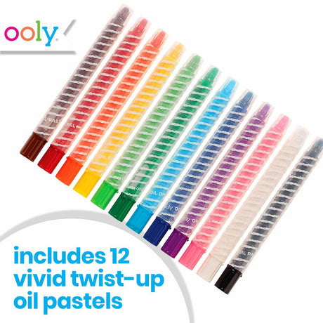 Ooly Twisty Stix Oil Pastel Crayons OOLY
