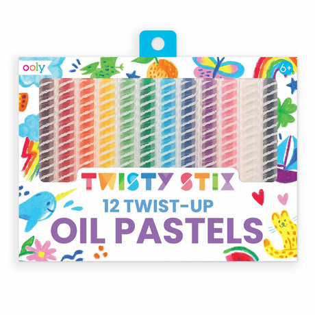 Ooly Twisty Stix Oil Pastel Crayons.