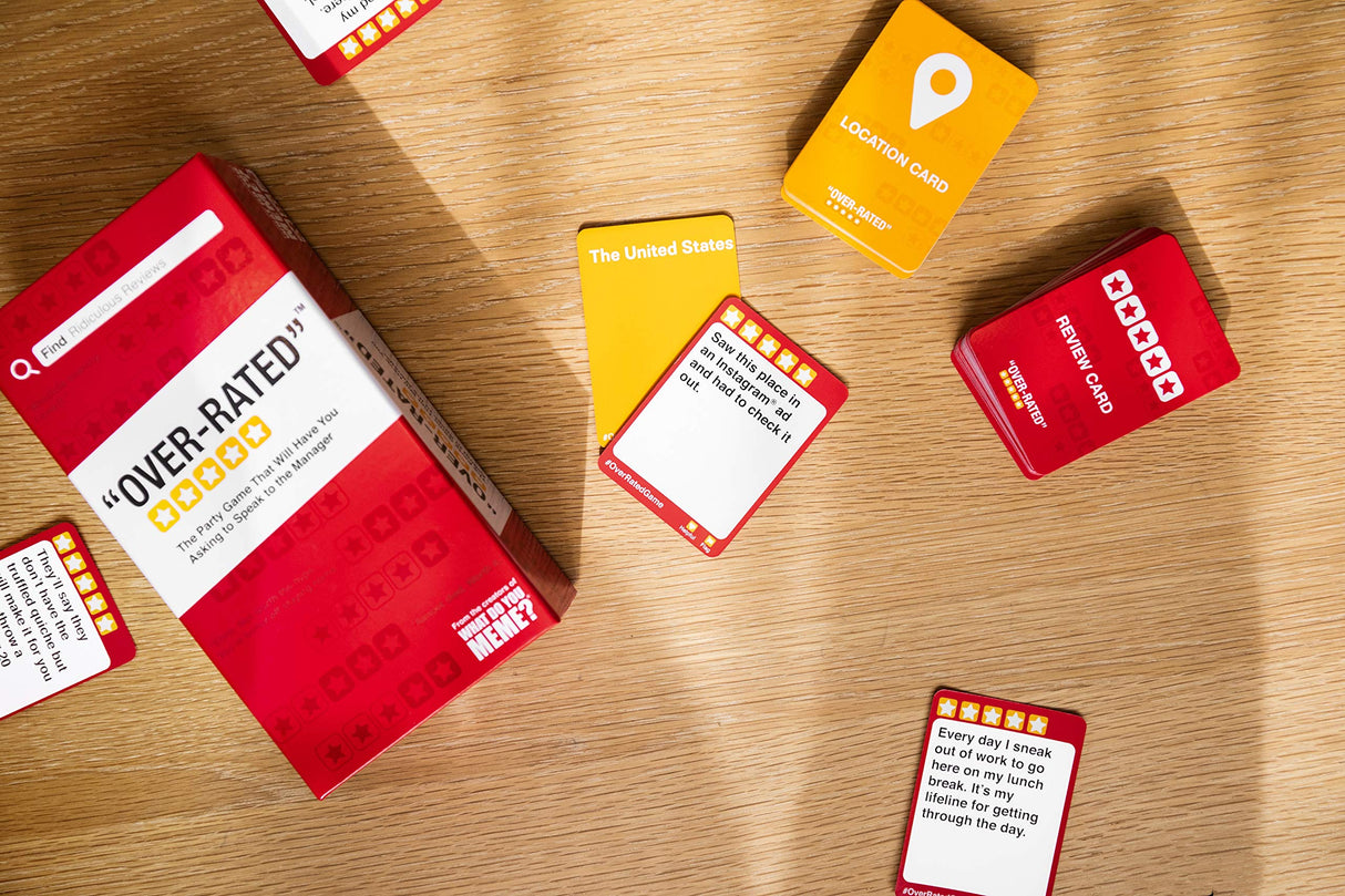 Over-Rated - The Game Of Ridiculous Reviews