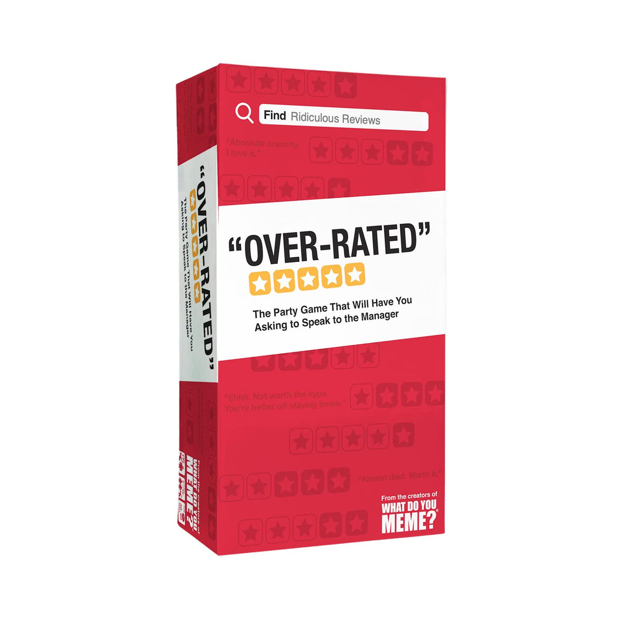 Over-Rated - The Game Of Ridiculous Reviews