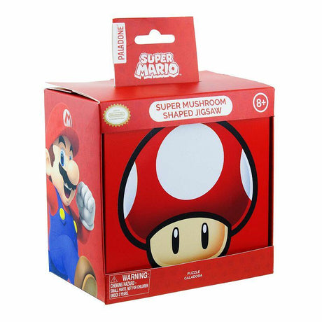 Paladone Super Mushroom Shaped 250-pc. Jigsaw Puzzle.