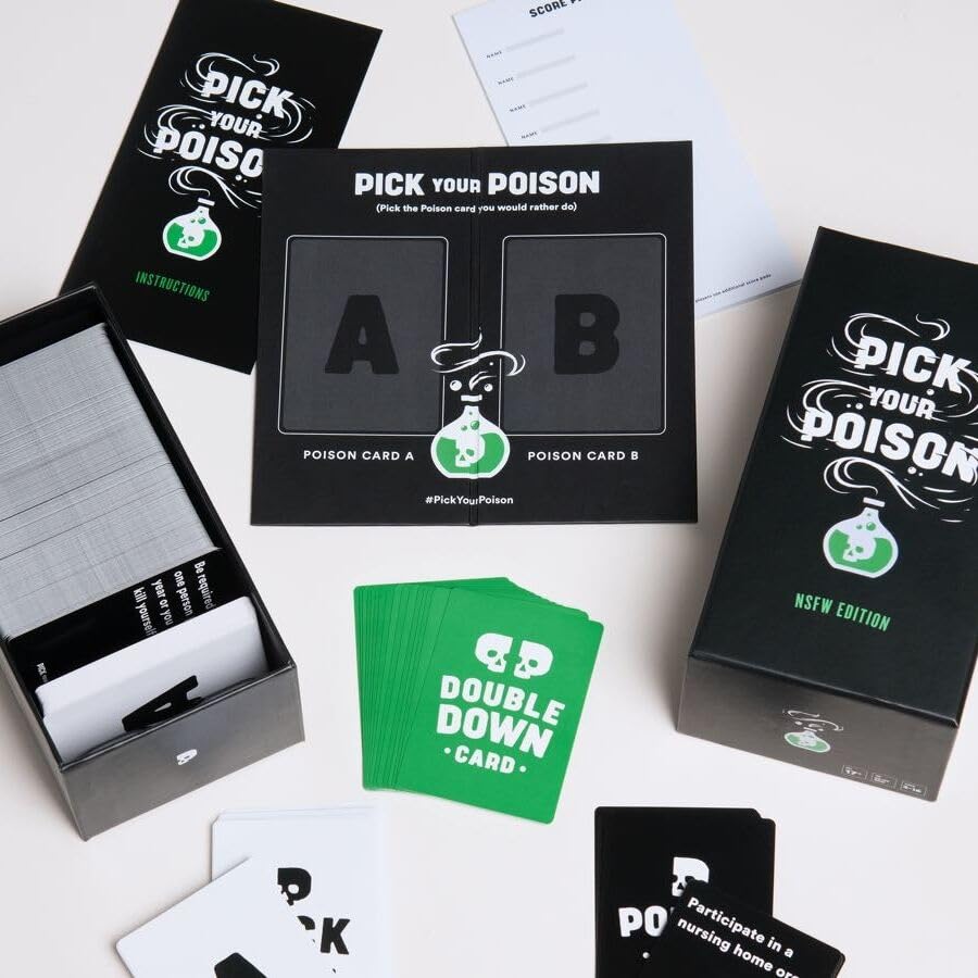 Pick Your Poison After Dark Party Game Dyce Games