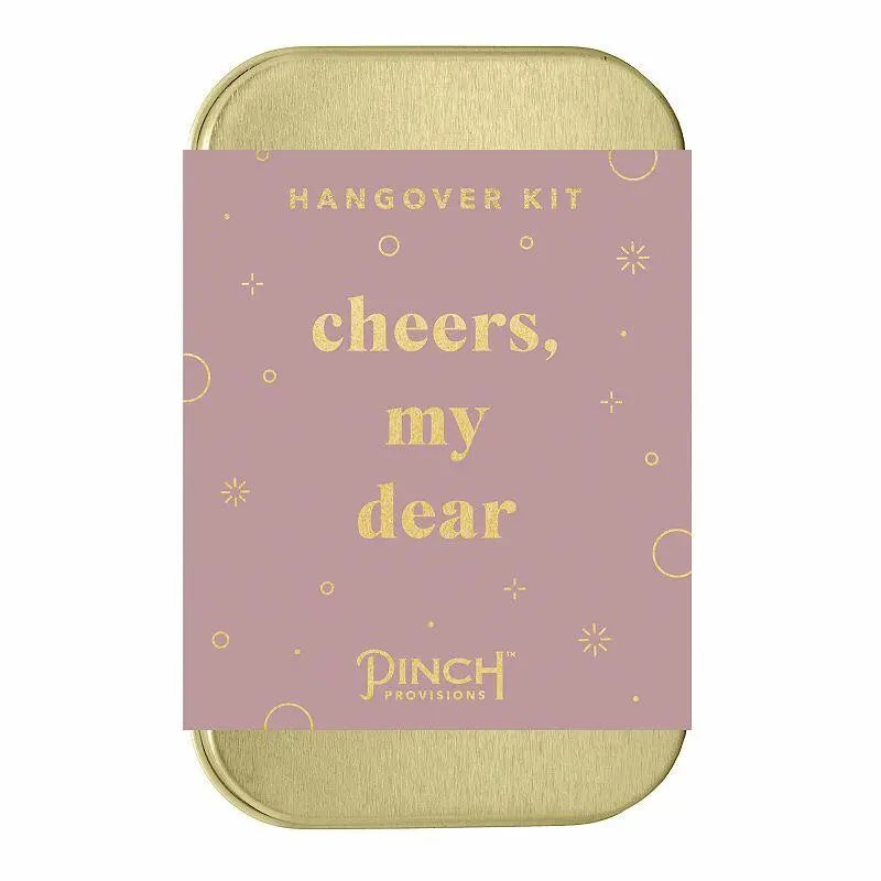 Pinch Provisions "Cheers, My Dear" Hangover Novelty Kit.