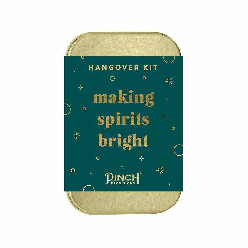 Pinch Provisions "Making Spirits Bright" Hangover Kit.