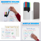 Pipao Calendar For Fridge - Fridge Calendar - Dry Erase Calendar For Fridge - Acrylic Calendar - Fridge Calendar Magnet - Acrylic Magnetic Calendar For Fridge - Magnetic Acrylic Calendar For Fridge
