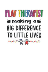 Play Therapist Lined Notebook: by Alisson K. Marshall