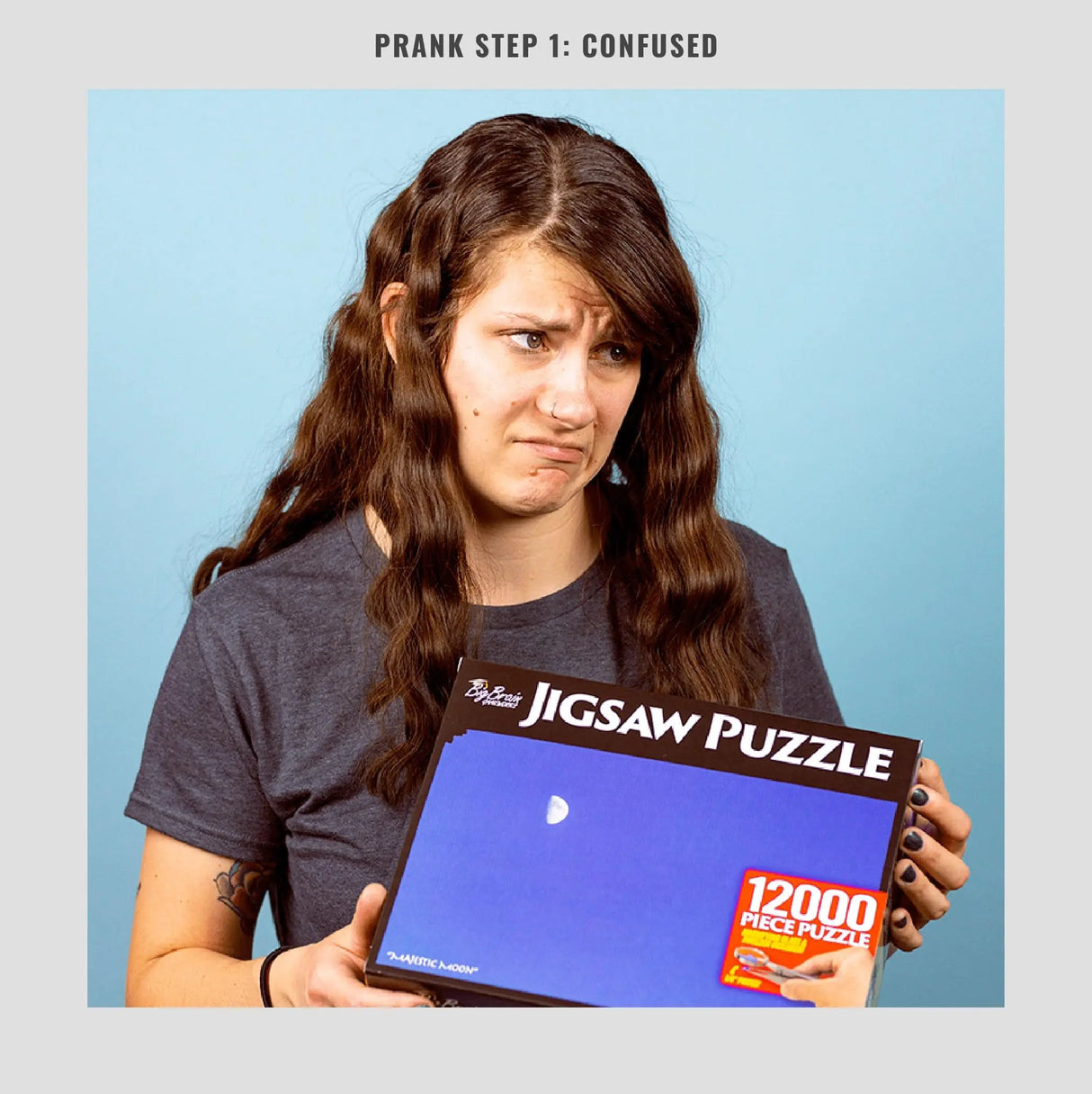 Prank-O 12,000 Piece Jigsaw Puzzle Empty Box Gag Gift Box.