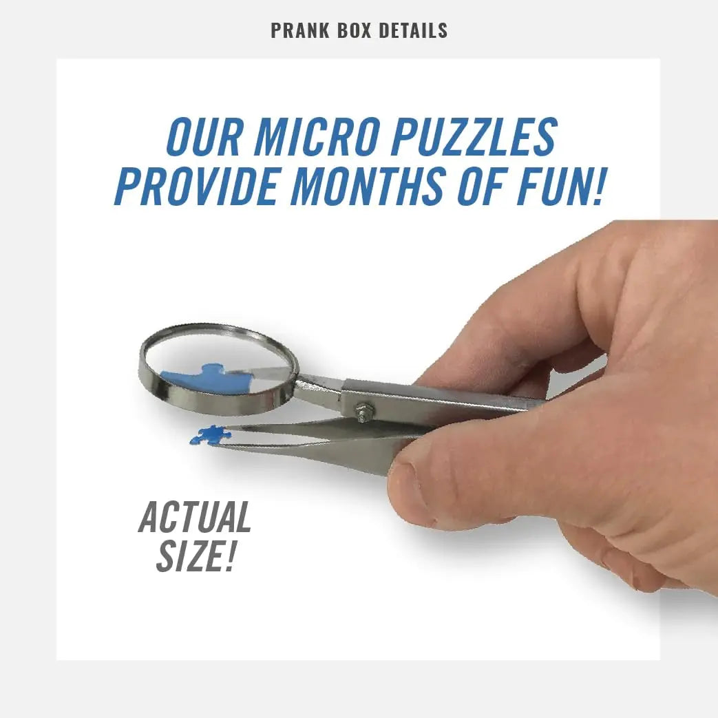 Prank-O 12,000 Piece Jigsaw Puzzle Empty Box Gag Gift Box.