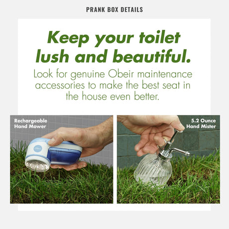 Prank-O Toilet Meadow Gag Gift Empty Box