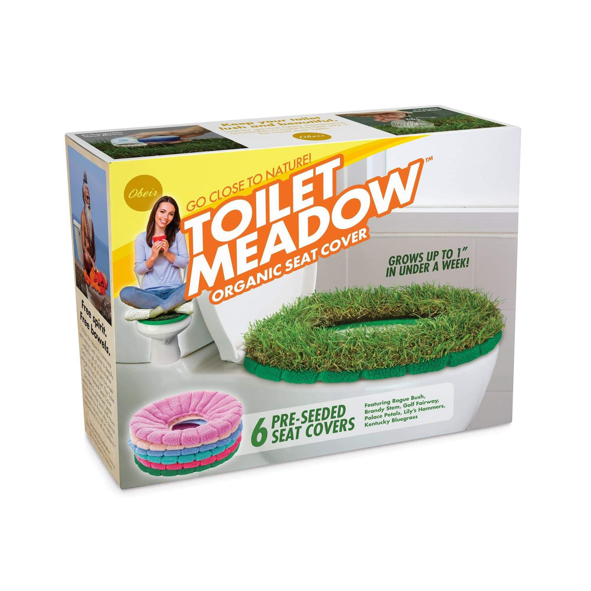 Prank-O Toilet Meadow Gag Gift Empty Box