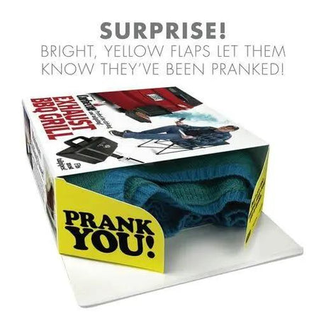 Prank Pack, Carbecue Prank Gift Box, Wrap Your Real Present in a Funny Authentic Prank-O Gag Present Box | Novelty Gifting for Pranksters, Father's Day Gift Wrap 
