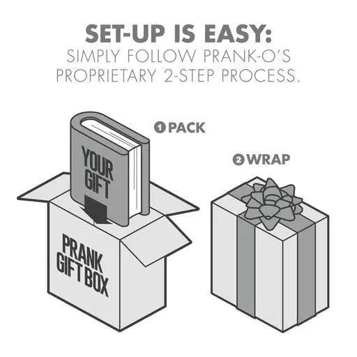 Prank Pack, Carbecue Prank Gift Box, Wrap Your Real Present in a Funny Authentic Prank-O Gag Present Box | Novelty Gifting for Pranksters, Father's Day Gift Wrap 