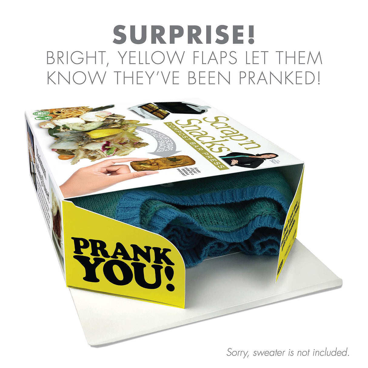 Prank Pack, Scrap'n Snacks Prank Gift Box.