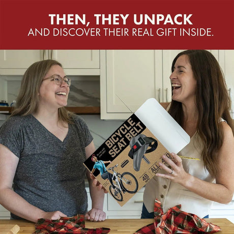 Prank-o Bicycle Seat Belt Prank Gift Box