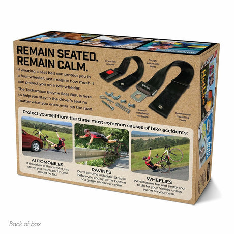 Prank-o Bicycle Seat Belt Prank Gift Box
