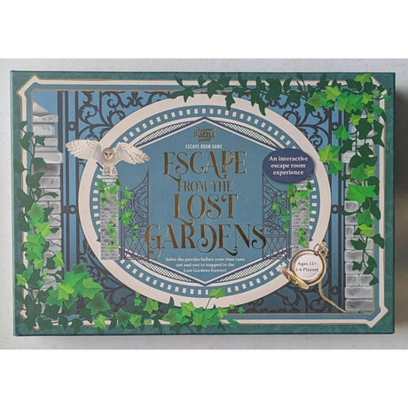 Professor Puzzle Escape From The Lost Gardens Board Game