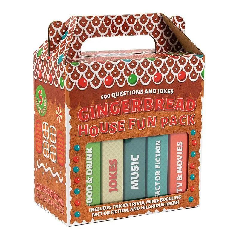 Professor Puzzle Gingerbread House Fun Trivia & Joke Books