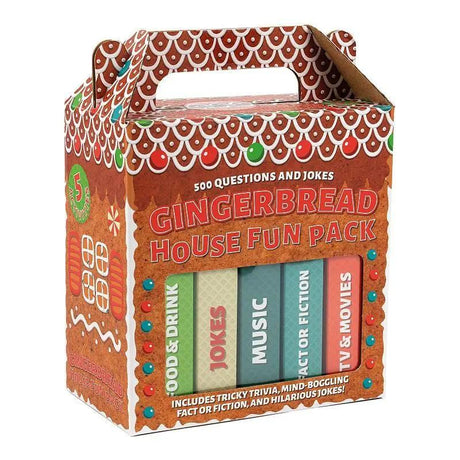 Professor Puzzle Gingerbread House Fun Trivia & Joke Books