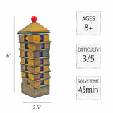 Project Genius Chinese Pagoda 3D Wood Puzzle Project Genius