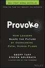 Provoke: How Leaders Shape the Future by Overcoming Fatal Human Flaws by Geoff Tuff, Steven Goldbach, Tom Fishburne