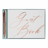 Punch Studio Hardcover Guestbook with Matching Pen.