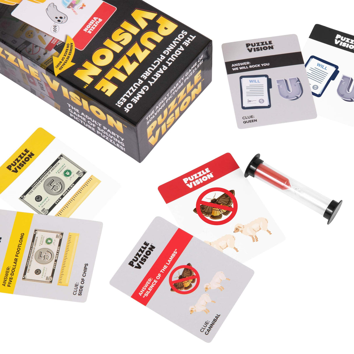 Puzzle Vision - The Picture Puzzle Guess The Phrase Party Game WHAT DO YOU MEME?