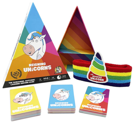 Reigning Unicorns - The Matching, Yelling Unicorn Card Game Gatwick Games